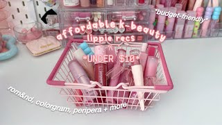 AFFORDABLE kbeauty lippies musthaves under 10🎀 romampnd peripera colorgram dasique  more [upl. by Yeldarb]