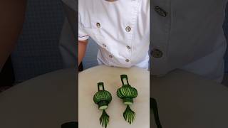 Learn How to Cucumber🥒 Make Carving cutting designCreative VagetableEasy Cucumber carving design [upl. by Aneek910]