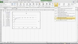 Como fazer ajuste de curvas no excel [upl. by Dira463]