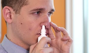 Mayo Clinic Minute Combat allergies like a pro by learning how to use your nasal spray properly [upl. by Dnomso]