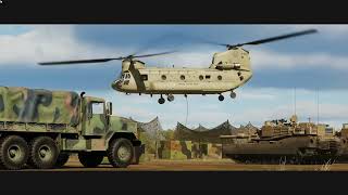 DCS quotDigital Combat Simulator CH47F Chinook This is a Trailer to the Helicopter quotGarryowenquot [upl. by Cardew]