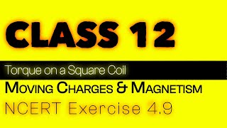 Exercise 49  Explained  Moving Charges and Magnetism  NCERT Physics Class  12 [upl. by Nalehp]