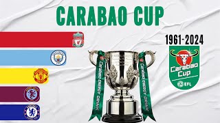 Carabao Cup All Winners 19612024  EFL Cup [upl. by Elna]