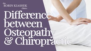 Osteopath or Chiropractor  Difference Between An Osteopath and a Chiropractor [upl. by Reivaj]