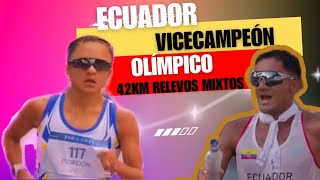 Medalla de plata para Ecuador París 2024 Glenda Morejón y Daniel Pintado Resumen detallado [upl. by Jarl]