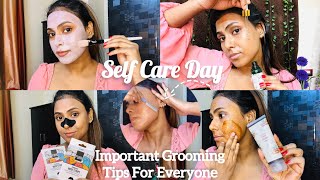 REALISTIC SELF CARE ROUTINE  HAVE A WEEKEND SELF CARE ROUTINE  GROOMING Tips For EVERYONE  SAMRIN [upl. by Ydualc]