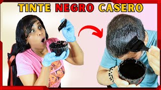 COMO MATIZAR las CANAS con este TINTE NEGRO CASERO  Como TEÑIR la CANAS desde la PRIMERA APLICACIÓN [upl. by Etselec535]