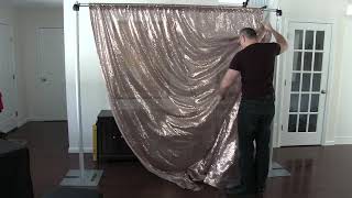 Sequin Backdrop System and new sidefill lights for iPad photobooth [upl. by Aiello82]