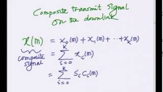 Mod01 Lec17 MultiUser CDMA Downlink  Part I [upl. by Noswad144]