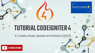 Tutorial Codeigniter 4  4 Cara Membuat CRUD Dengan MySQL dan Codeigniter 4 [upl. by Yekram]