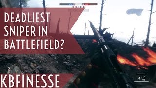 Battlefield 1  THE DEADLIEST SNIPER RIFLE Gewehr 98 Infantry [upl. by Mosby]