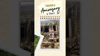 Wedding Anniversary 6years👩‍❤️‍👨👩‍❤️‍👨❤️ shortvideo familylifevlog honest lover patience [upl. by Natehc271]