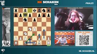 NK Schaken 12 Juli 2024 Finale dag 1  Livestream commentaar met IM Stefan Kuipers [upl. by Eitsyrhc255]