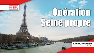 Paris prépare la Seine aux JO 2024 [upl. by Oicnedurp875]