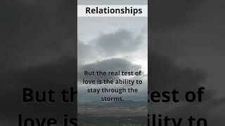 True Love Staying Through the Storms  The Real Test of a Relationship [upl. by Dominic]