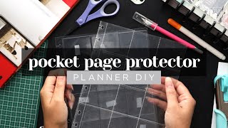 CREATING A DIY POCKET PAGE PLANNER INSERT WITH LAMINATED SHEETS  DISCBOUND CLASSIC HAPPY PLANNER [upl. by Barber279]