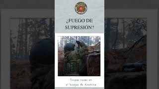 ¿Fuego de supresión o disparos al azar guerraenucrania [upl. by Bree]