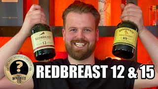 REDBREAST 12  15 IRISH WHISKEY  TWO MINUTE WHISKEY REVIEW [upl. by Acinorev778]