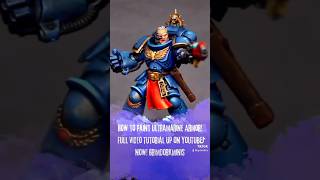 How to Paint Ultramarine Armor warhammer40k warhammer spacemarine2 spacemarines miniature [upl. by Korff354]