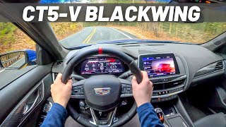 2023 Cadillac CT5V Blackwing  POV Test Drive [upl. by Roinuj]