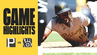 Oneil Cruz KeBryan Hayes Blast Home Runs in Win  Pirates vs Brewers Highlights 71022 [upl. by Bala]