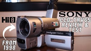 Sony CCDTRV65 Reveiw amp Test [upl. by Trub]