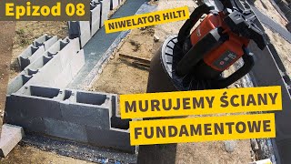 Murowanie Ścian Fundamentowych 🧱 Epizod 08  Niwelator HILTI PR 30HVSG A12  Pustak Szalunkowy [upl. by Hanley305]