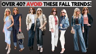 Over 40 2024 Fall Fashion Trends to Avoid and What to Wear Instead  Fashion Over 40 amp 50 [upl. by Thackeray]