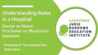 Understanding Roles in a Hospital Doctor vs Nurse Practioner vs Physician’s Assistant [upl. by Shantha]