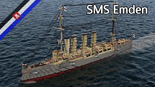 Minecraft SMS Emden 1914  Ein stolzer Kreuzer der kaiserlichen Marine [upl. by Aynotan42]