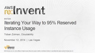 AWS reInvent 2014  ENT203 Iterating Your Way To 95 Reserved Instance Usage [upl. by Ahsiken698]