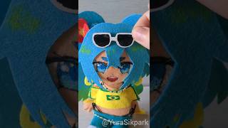 Cómo hacer una muñeca de Miku x Brasil con fieltro vocaloid brasil diy handmade spedup [upl. by Bathilda]