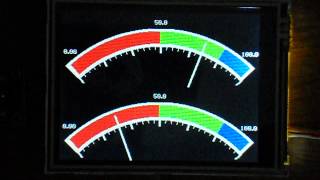 JP 32 TFT Color LCD meter function UI test [upl. by Lemaceon]