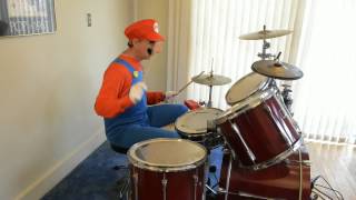 Super Mario on the drums by Howard Fields [upl. by Adriell137]