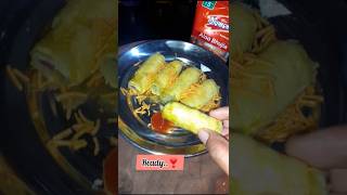 Finger roll papad snacks🌼🤌dailyshorts simplesnacksrecipe trendingshorts [upl. by Fanchan]