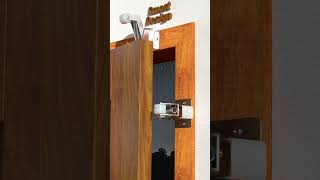 Auto Close Slide Gate Lock Premium Wooden Buildshotsvideo machine design doorlock interesting [upl. by Ybot]