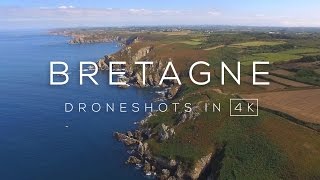 Bretagne France in 4K  Drone video [upl. by Aratahc]