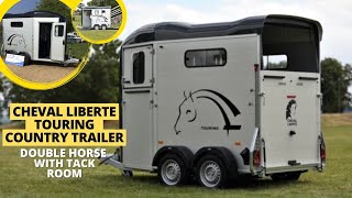 Cheval Liberte Touring Country Double Horse Trailer with Tack Room NEW UPDATED 2022 REVIEW [upl. by Aluap749]