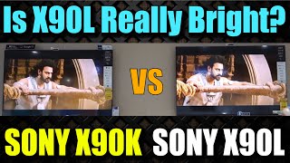 Sony X90K vs Sony X90L  Sony Bravia X90L  Sony X90L Picture Quality  Sony X90K Picture Quality [upl. by Nonnaer731]