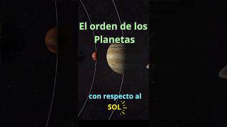 ¿Sabes cuál es el orden de los planetas 🌍🪐☀️sistemasolar planet planetas [upl. by Assenahs]