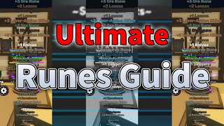 The Ultimate Runes Guide You Need Stat Grinding Simulator 3 [upl. by Auqenahc]