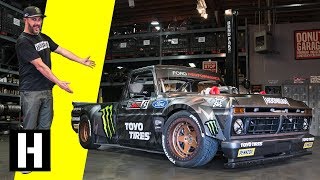 Ken Blocks Hoonitruck Twin Turbo AWD 914hp and Ready to Party in Gymkhana TEN [upl. by Suirtimed]