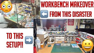 Transforming my Scale Model Workbench  From Disaster to Organised [upl. by Ailyt]