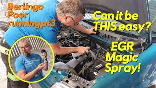 Can it be this easy EGR Cleaner Spray  cured Berlingo poor running Pt3 [upl. by Akeit]