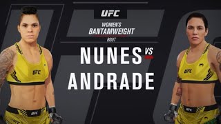 Amanda Nunes va Jessica Andrade ufc4 [upl. by Sidonnie]