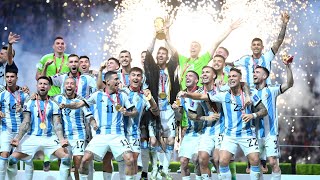 Argentina and Lionel Messi are crowned World Cup champions [upl. by Greggs]