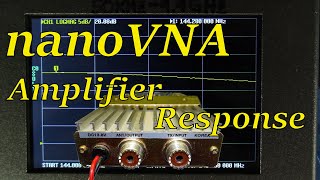 nanoVNA Measuring the Frequency Response of an Amplifier Filter 068e [upl. by Elacim]