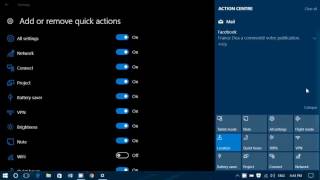 Windows 10 Settings System Notification and actions what does it do and how to set up [upl. by Edurtreg]