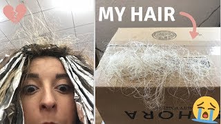 NYC SALON FRIED MY HAIR WITH BLEACH [upl. by Dachi219]