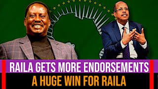 Raila Odinga Secures Major Endorsements A GameChanger in Kenyan Politics [upl. by Tallulah96]